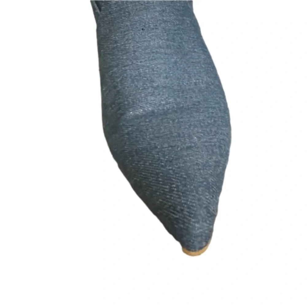 LN DENIM OVER THE KNEE BOOTS - Picture 3 of 5